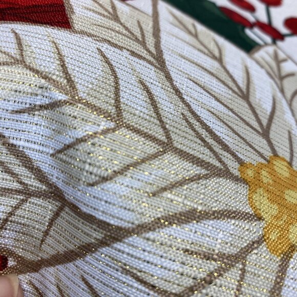 St. Nicholas Square Christmas Holiday Poinsettia Placemats Set Of 4 - Picture 2 of 5